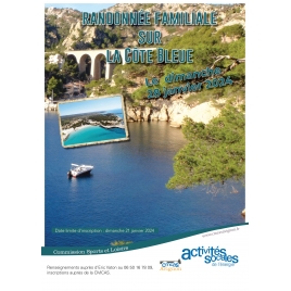 Randonnée familiale sur la Côte Bleue