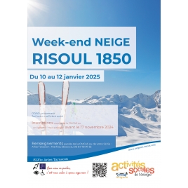 Week-end Neige Risoul 1850