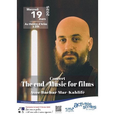 Concert The end - Music for films - Mercredi 19 mars 2025