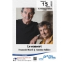 Concert François Morel et Antoine Sahler - Samedi 15 mars 2025