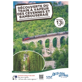 Découverte du train à vapeur des Cévennes et Bambouseraie - 13 avril 2025