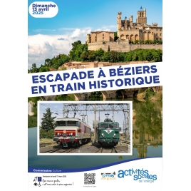 Escapade à Béziers en train historique - Dimanche 13 avril 2025