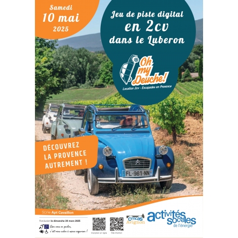 Jeu de piste digital en 2cv dans le Luberon - 10 mai 2025