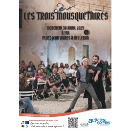 Théâtre Les trois mousquetaires - Mercredi 30 avril 2025