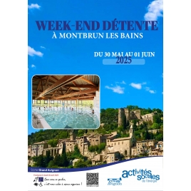 Week-end détente à Montbrun les Bains - 30 mai au 1er juin 2025