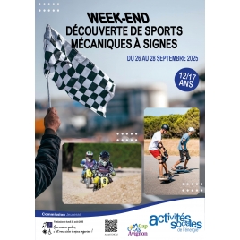 Week-end découverte de sports mécaniques à Signes - Commission jeunesse