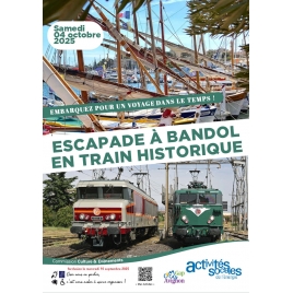 Escapade à Bandol en train historique - Samedi 04 octobre 2025