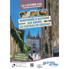 Rando d'automne à Grignan - SLVie Bollène