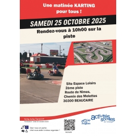 Matinée Karting à Beaucaire - SLVie Arles Tarascon