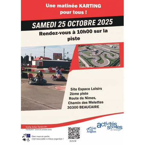 Matinée Karting à Beaucaire - SLVie Arles Tarascon