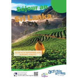 Séjour au Sri Lanka (acompte) - Commission Voyages