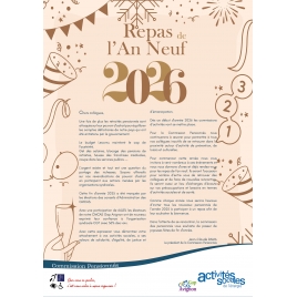 REPAS AN NEUF 15 01 2026 Gap Commission Pensionnés