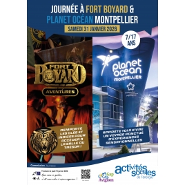 Journée à Fort Boyard et Planet Océan Montpellier - Commission jeunesse