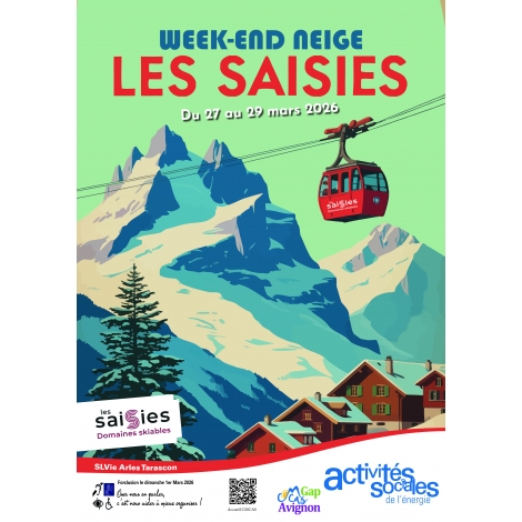 Week end neige Les Saisies - 27 au 29 mars 2026 SLVie Arles T