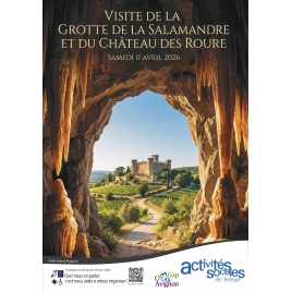 Visite grotte de la Salamandre et château des Roure - 11 avril 2026 - SLVie Grand Avignon