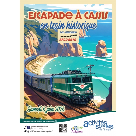 Escapade à Cassis en train historique - Commission Culture et Evènements