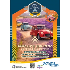 Un rallye en 2CV - Samedi 30 mai 2026 - SLVie Apt Cavaillon