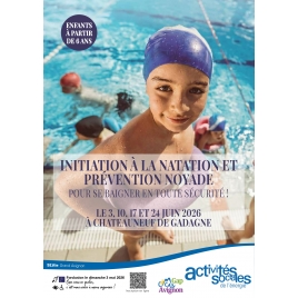 Initiation à la natation et prévention noyade - Chateauneuf de Gadagne
