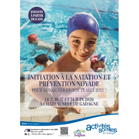 Initiation à la natation et prévention noyade - Chateauneuf de Gadagne