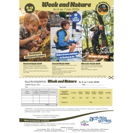 Week end 6 12 ans Commission jeunesse