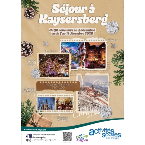 Séjour à Kaysersberg - Commission Voyages