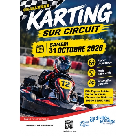 Challenge Karting sur circuit - SLVie Arles Tarascon
