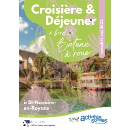 CROISIERE DEJEUNER EN BATEAU A ROUE