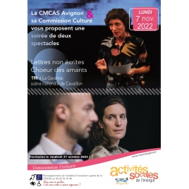 THEÂTRE / LETTRES NON ECRITES ET CHOEUR DES AMANTS