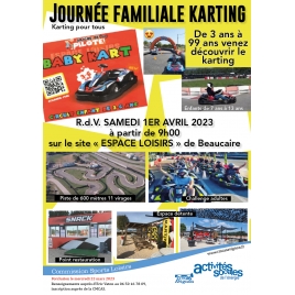 Journée familiale karting